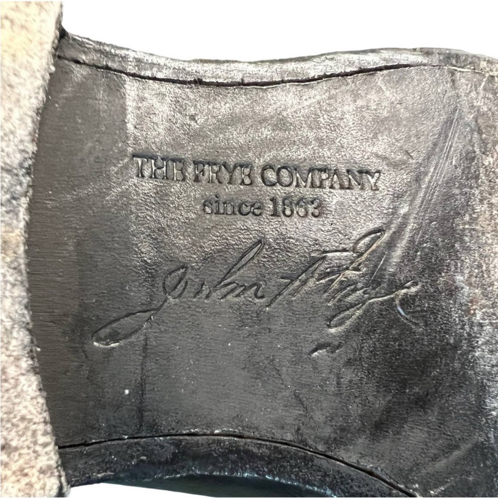 Size 8 Frye Signature Black Leather Riding Boots - Picture 9 of 14